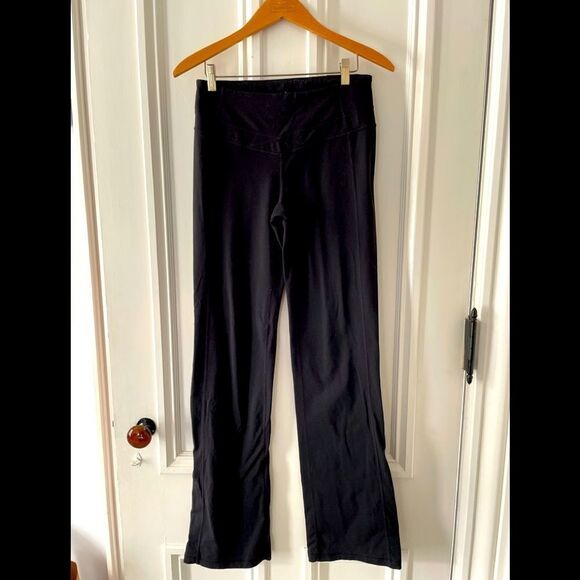 Prana black flare leggings w/pockets Small tall - Picture 1 of 4